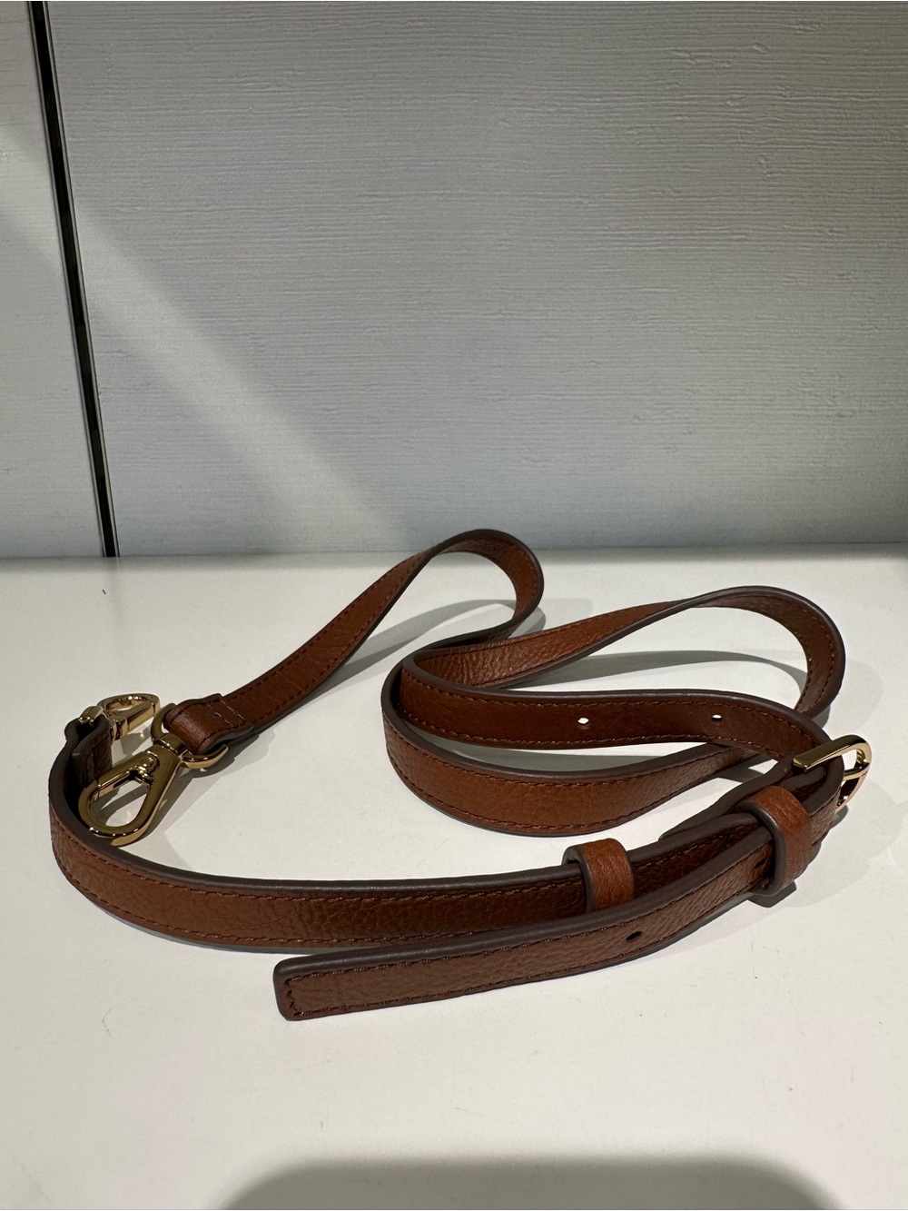 Fossil Small Brown Pebble Leather Crossbody Bag - Picture 4 of 7